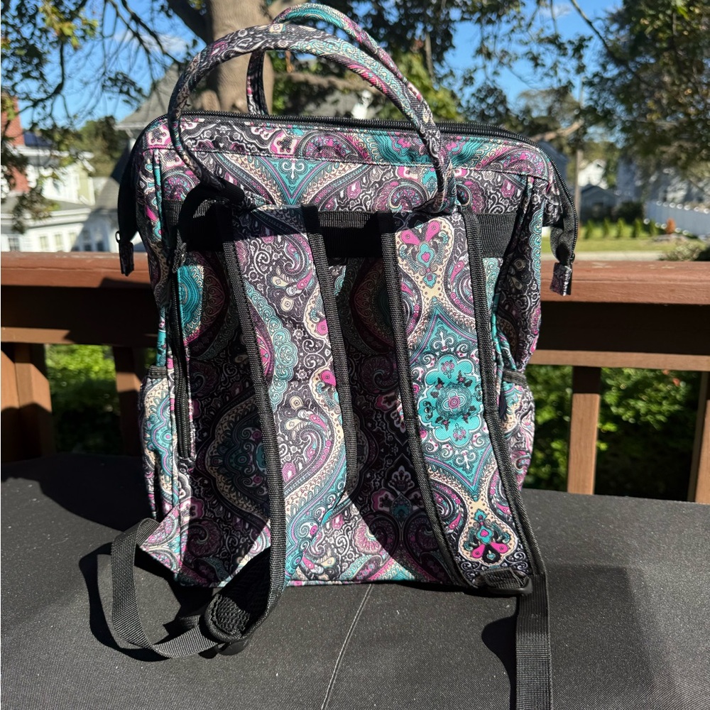 Paisley Patterned Women's Backpack - image 3